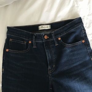 Madewell | 9” High Rise Skinny Jeans Dark Wash 28